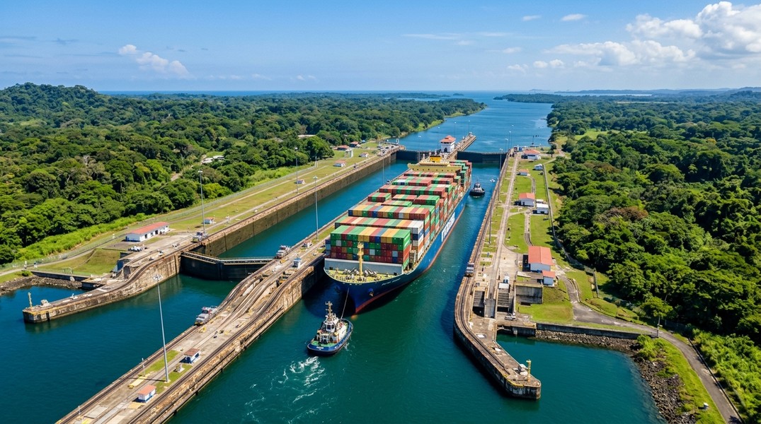 Panama Canal Map: Ships, Transit and Traffic